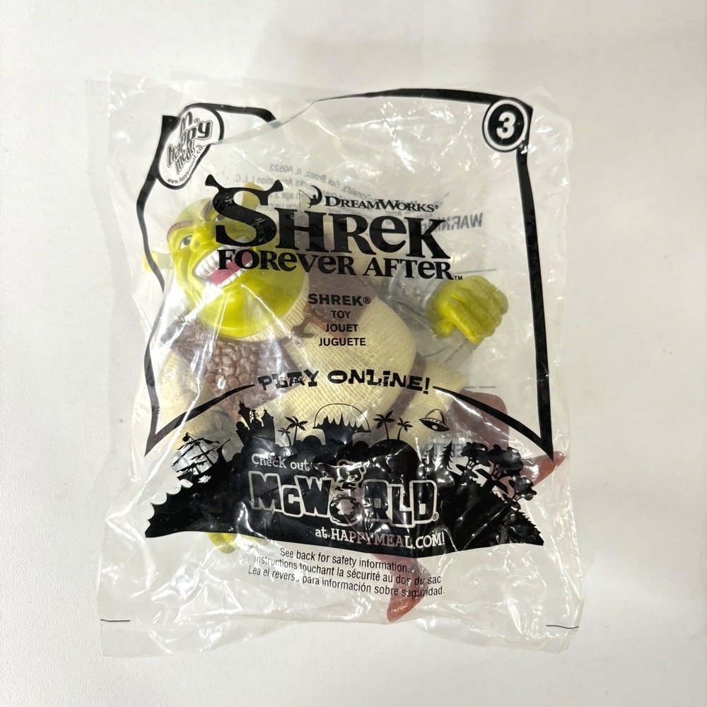 McDonalds Happy Meal Toy Shrek Forever After Shrek Toy 3 New Sealed 2010